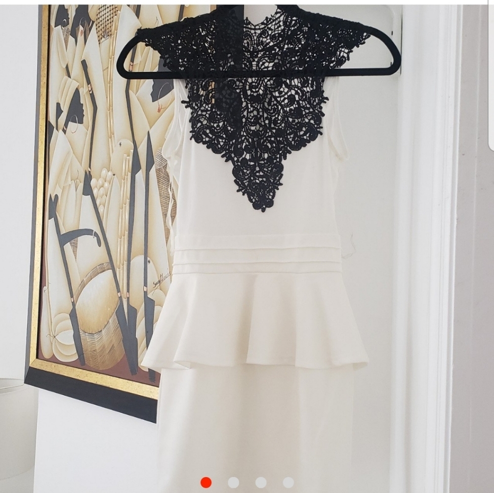 Peplum party dress